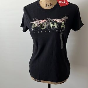 NWT Puma T-shirt black color  size S